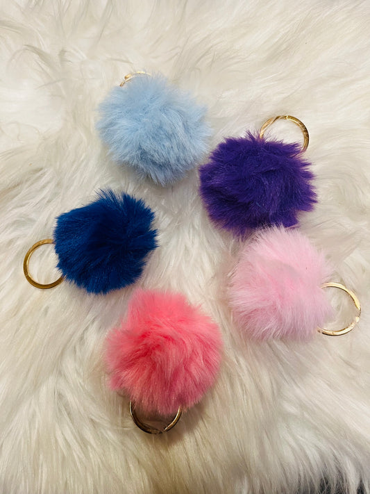 PUFFY KEY CHAINS SO FLUFFY